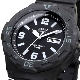 Casio MRW-200 Men's Standard Quartz Watch, Black MRW-200H-1B2V, sports