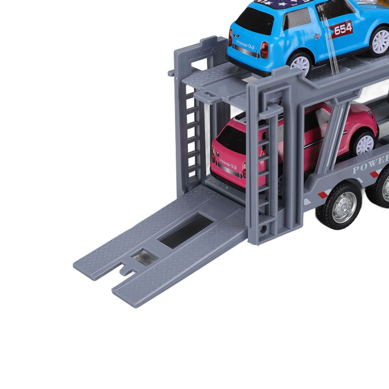 1:48 Carrier Truck Toy Model Alloy Detachable Six Car Kids