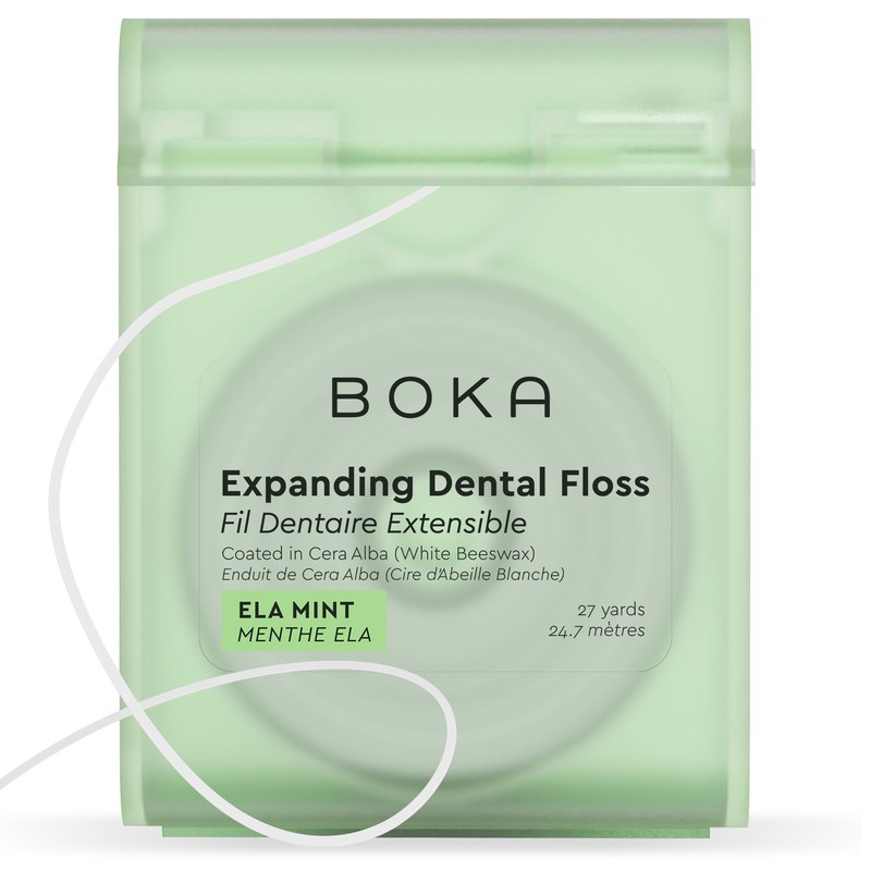 Boka Hilo de menta Ela Hecho de cera vegetal natural,