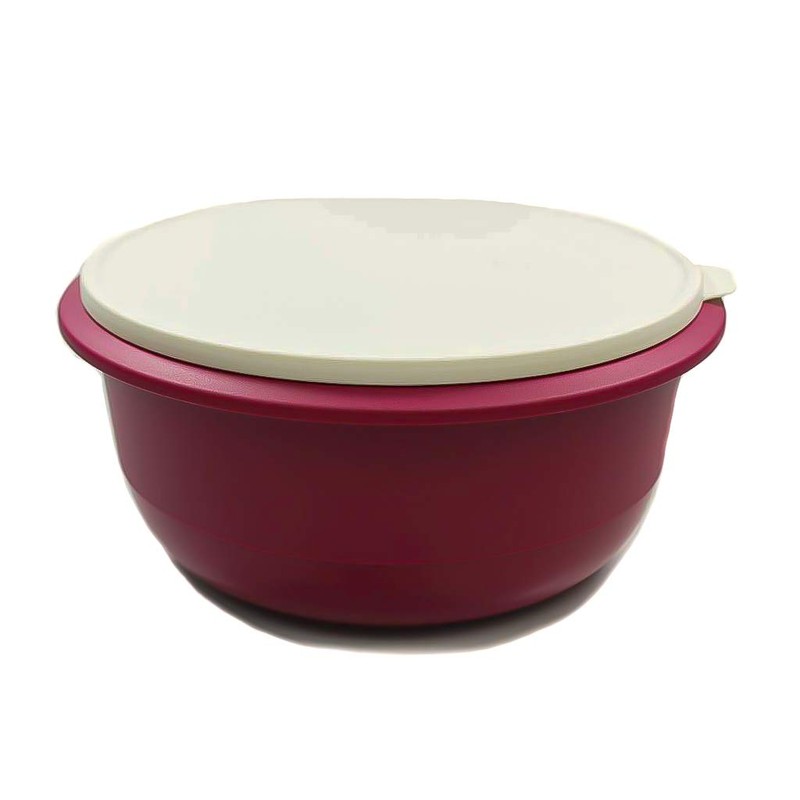 Tupperware Mixing Bowl Pro 6.0 L Dark Pink Yeast Dough