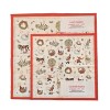 Twelve 12 Days Christmas Paper COCKTAIL Napkins for Oyster Shell