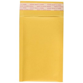 EcoSwift 50 Size #0000 4x6 Small Kraft Bubble Mailers Self Sealing Bulk Padded Shipping Supplies Packaging Materials Envelopes Bags 4 x 6 inches