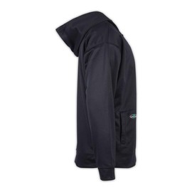 Arborwear Tech Double Thick Hoodie for Men - Heavyweight Pullover Hooded Sweatshirts for Men with Snap Neck, Handwarmer Pouch, Navy - X-Large