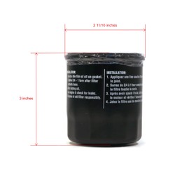 Laser New Oil Filter for Generac 070185 070185D 070185GS 70185 70185GS 1323 Generator by The ROP Shop