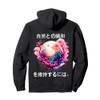Japanese backprint japanese aesthetic character Pullover Hoodie