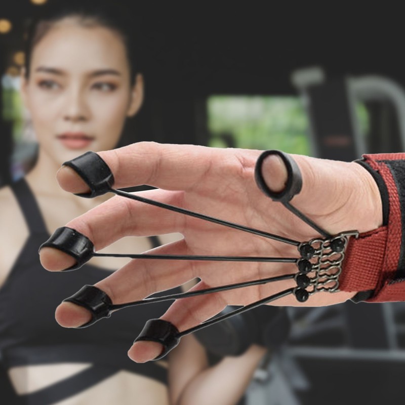 Finger Strengthener Improve Flexibility Hand Grip Strength Trainer with 5