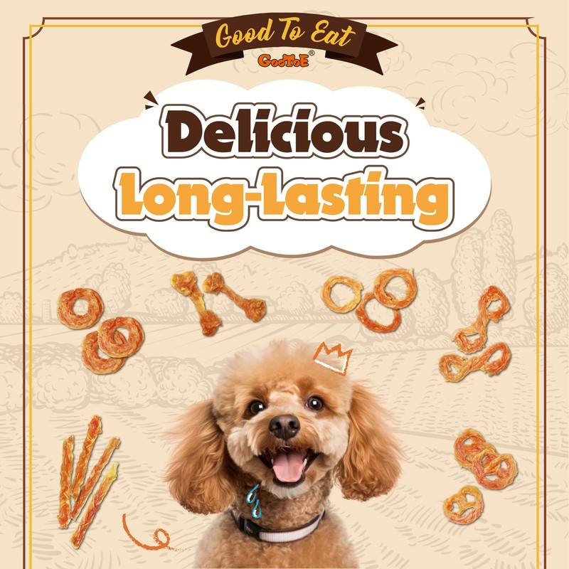 Gootoe Turkey Tendons for Dogs –All-Natural, Hypoallergenic Dog Treats, Rawhide