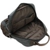 Mygreen Crossbody Backpack, Sling 2-Way, Canvas, Black