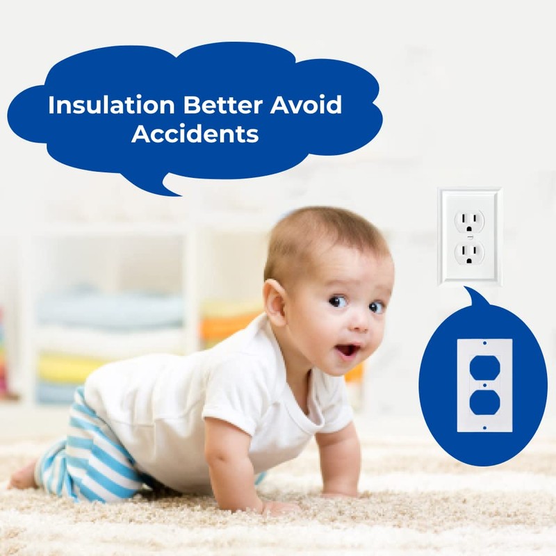 Wall Insulation Outlet Insulators Draft Sealers, 30 Pack Electrical Outlet