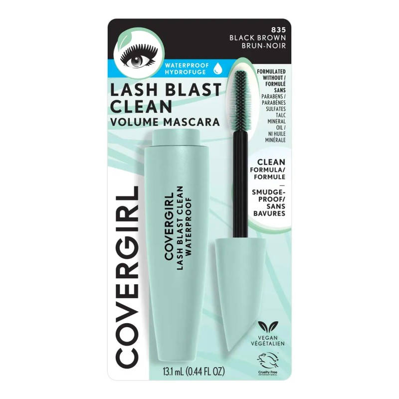 Máscara Covergirl Lash Blast Clean Volume, Impermeable, Vega