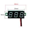 JacobsParts DC 4.5-30V 2-Wire Voltmeter 3-Digit LED Display Panel Volt