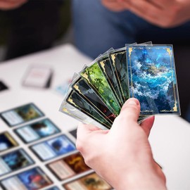 600PCS Fundas para Tarjetas, Protectores de Tarjetas Coleccionables, Protectores Transparentes para Tarjetas, Fundas para Cartas de Intercambio Compatibles con MTG, TCG y Cartas de Juegos