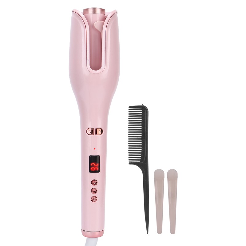 Automatic Rotating Barrel Hair Curler Rose Shape Portable Curling Iron
