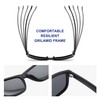 JFXQDR Polarized Sunglasses for Men and Women, XL Square Sun