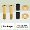 2 PCS Cab Door Latch Striker Bolt Compatible with Kenworth