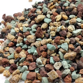 FANTIAN 5 lbs Succulent Cactus Soil Potting Mix,1/4 inch Pumice Pebbles Mix Horticultural Lava Rock for Indoor Plants, Bonsai, Orchid