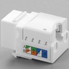 tunghey Keystone Jack Cat6, Cat6 Keystone Jacks 90 Degree, RJ45