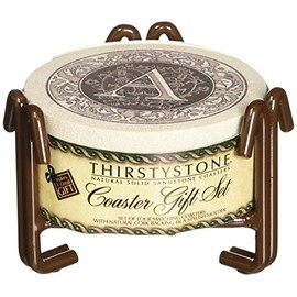 Thirstystone Posavasos absorbentes, Monograma A