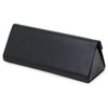 HFU-84BLBL Pearl Glasses Case, Folding, Plain, Black