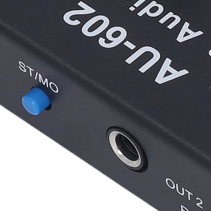 6 Channel Compact Audio Mixer Mono Stereo Switching 6 in