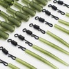 Elionless 40 Pcs Carp Fishing Kit, Anti Tangle Sleeves Tail