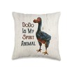 Dodo is my Spirit Animal, Dodo Bird Throw Pillow