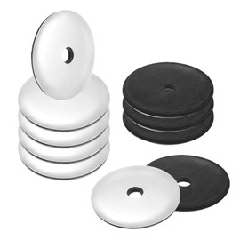 M METERXITY 10-Pack EPDM Bonded Sealing Rubber Washers, 304 Stainless Steel #12 x 1-1/4" OD Neoprene Rubber Washers Gasket for Bolts/Screws/Machinery/Ships/Roof