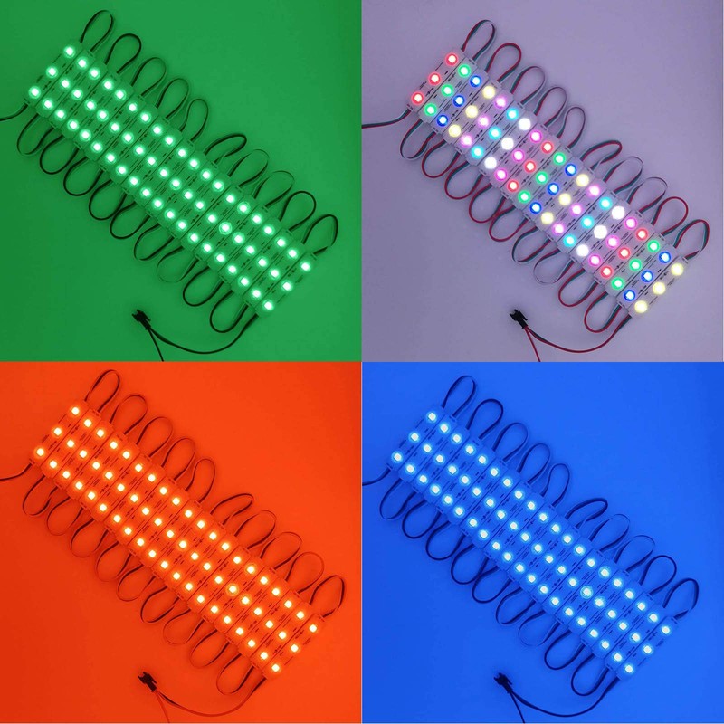 YUNBO 100Pcs WS2811 RGB LED Module Lights DC 12V SMD