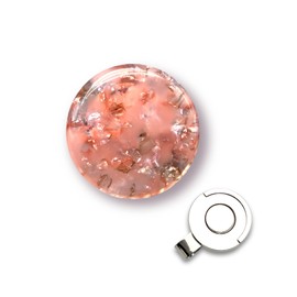 Golf Marker [Acetate Marker Looks Great on Hat and Grass] Product Name: #CHARM Sakura (Cherry Blossom) #Glasses Material #Acetate 1.5 inches (37 mm) #Perfect Gift #Brighten Around Your Face #Attach to