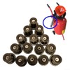 10 Pcs Sandblaster Nozzles 2/2.5/3/3.5mm for 5gallon Sandblasting Tanks, Sandblast