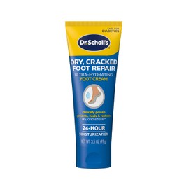 Dr. Scholl's Ultra Hydrating Foot Cream 3.5 oz, Lotion with 25% Urea for Dry Cracked Feet, Heals and Moisturizes for Healthy Feet