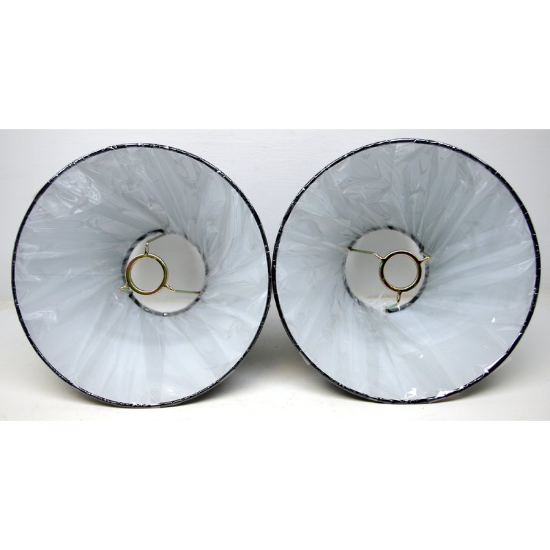 Set of 2 Modern Square Shaped Chocolate Brown Ceramic Table