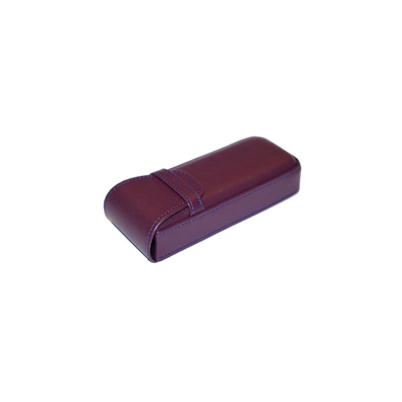 Benno Glasses Case with Clip Bordeaux