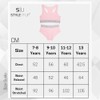 3 Pairs Girls 2 Piece Crop Top Brief Comfortable Sets