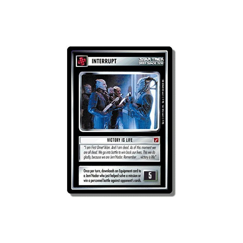 Decipher Star Trek CCG 1E BOG Blaze of Glory Victory