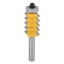 8 Shank Milling Cutter, Cord Shaft Wood Cutter Carbide Milling Cutter Multi-tooth Woodworking Tool (8 x 30)