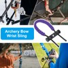 MECCANIXITY Archery Bow Wrist Sling 15.75 Inch 550 Paracord Strap