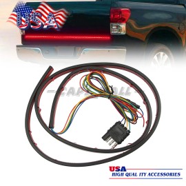 Cahuczlhoz 48" Inch Truck Tailgate LED Light Bar Brake Reverse Turn Signal Stop Tail Strip