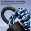 2 PK Blue Bungee Dock Lines for Boats 2FT with
