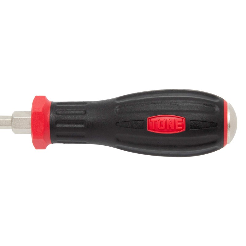Tone PGPD-002 Power Grip Screwdriver (Pet-through) Red (+) No. 2