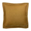 Paoletti Palmeria Cushion Cover, Velvet, Gold, 60 x 60cm
