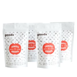 Crunchis de Verdura Jitomate y Albahaca | 4 Piezas | Sin harina, sin aceite, horneado