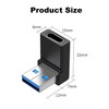 AreMe 2 Pack Right Angle USB A to USB C