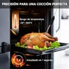 Inalámbrico Termómetro Carne, Termómetro Digital Cocina con 4 Sondas,Meat Thermometer