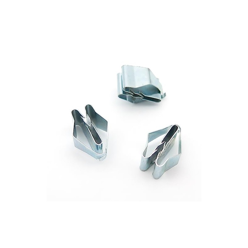 VVO Fasteners Metal Boot Carpet and Interior Lining Clip, Silver