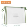 4 Pack A4 Plastic File Folder Poly Envelopes Expanding File