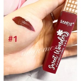 Saniye 6pcs Labial Líquido Indeleble Mate Larga Duración Saniye