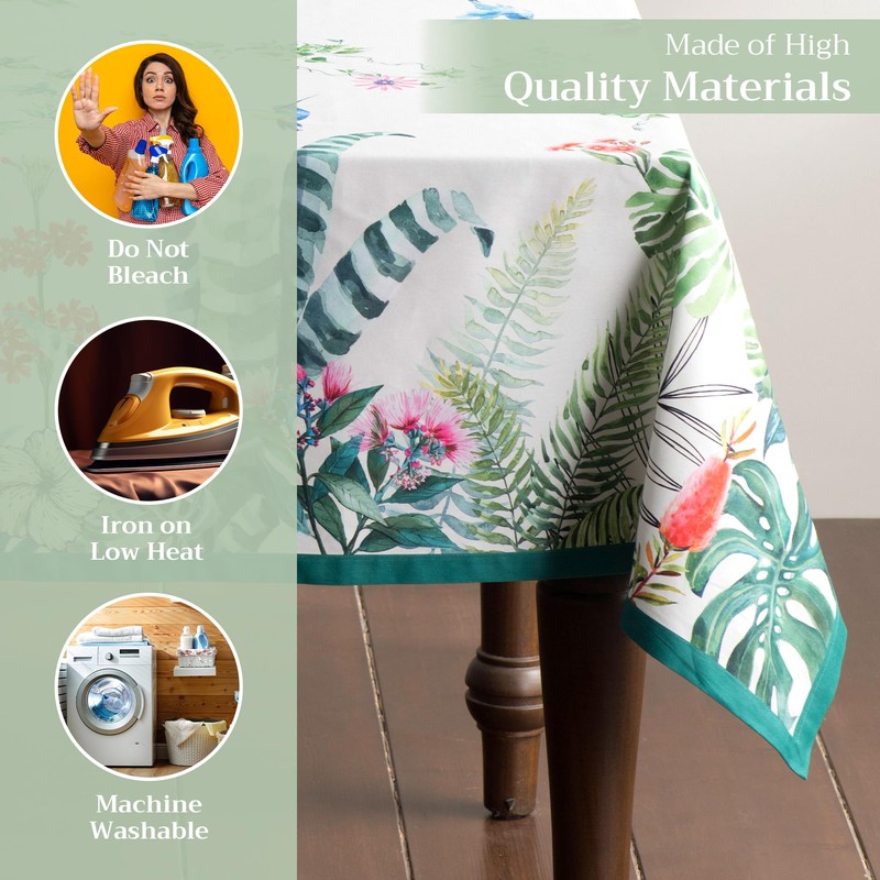 Maison d' Hermine Tropiques 100% Cotton Tablecloth 54 inch by