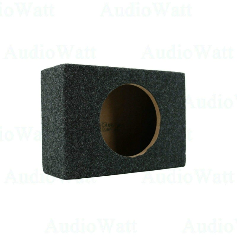 2X Audiotek CA-65CB 6.5- Inch Vented Speaker Box Enclosure Carpet