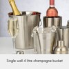 Viners Barware 4 Litre Champagne Bucket, Silver
